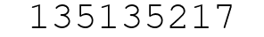 Number 135135217.