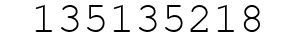 Number 135135218.