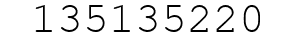 Number 135135220.