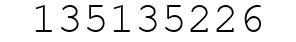 Number 135135226.