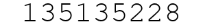 Number 135135228.