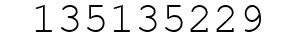 Number 135135229.