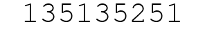 Number 135135251.
