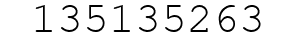 Number 135135263.
