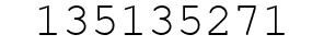 Number 135135271.