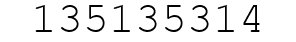 Number 135135314.