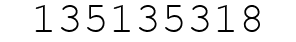 Number 135135318.