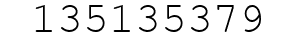 Number 135135379.