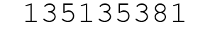 Number 135135381.