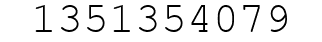Number 1351354079.