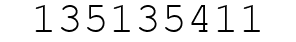 Number 135135411.