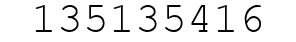 Number 135135416.