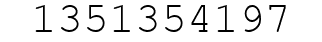 Number 1351354197.
