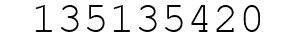 Number 135135420.