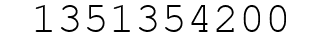 Number 1351354200.