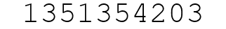 Number 1351354203.