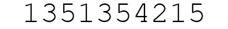 Number 1351354215.