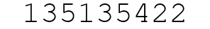 Number 135135422.