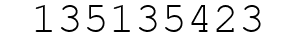 Number 135135423.