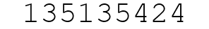 Number 135135424.