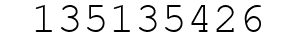 Number 135135426.
