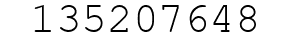 Number 135207648.