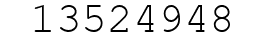 Number 13524948.