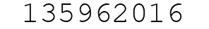 Number 135962016.