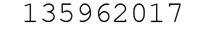 Number 135962017.