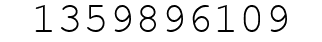 Number 1359896109.
