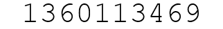 Number 1360113469.