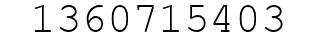 Number 1360715403.