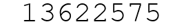 Number 13622575.