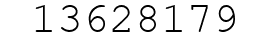 Number 13628179.