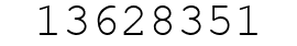 Number 13628351.