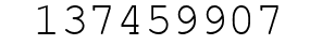 Number 137459907.