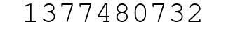 Number 1377480732.