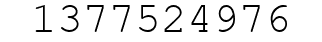 Number 1377524976.