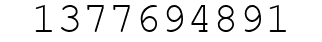 Number 1377694891.