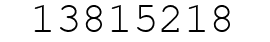 Number 13815218.