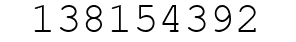 Number 138154392.