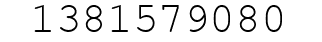 Number 1381579080.