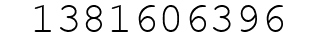 Number 1381606396.