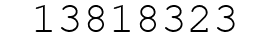 Number 13818323.