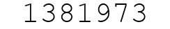 Number 1381973.