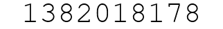 Number 1382018178.