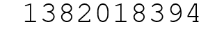 Number 1382018394.