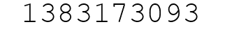 Number 1383173093.