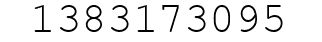 Number 1383173095.