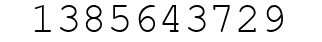 Number 1385643729.